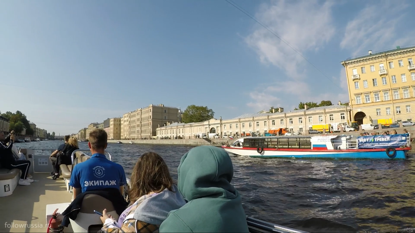 Прогулка по рекам и каналам Санкт-Петербурга